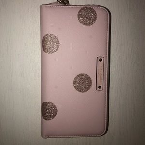 Kate Spade Pink Polka Dot Wallet